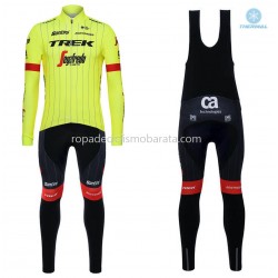 Invierno Maillot y Culotte Largos con Tirantes 2018 Trek-Segafredo M002