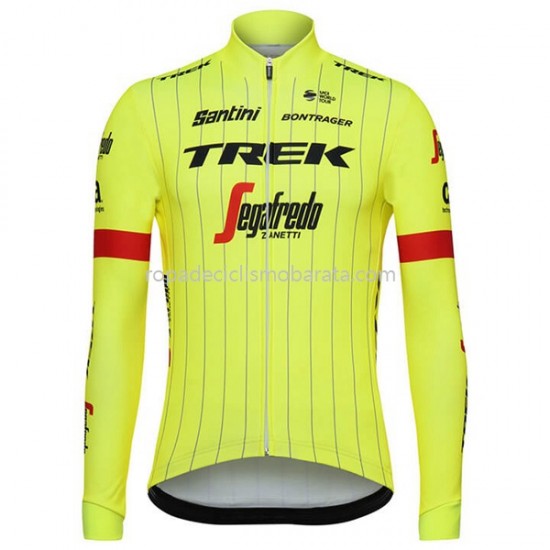 Maillot Manga Larga 2018 Trek-Segafredo M002