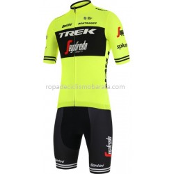 Maillot y Culotte con Tirantes 2019 Trek-Segafredo M002