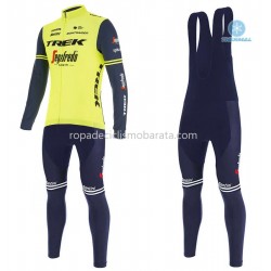 Invierno Maillot y Culotte Largos con Tirantes 2020 Trek Segafredo M002