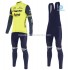 Invierno Maillot y Culotte Largos con Tirantes 2020 Trek Segafredo M002