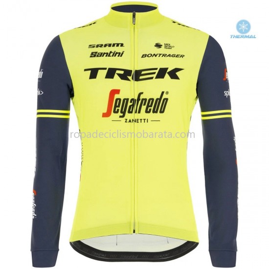 Invierno Maillot y Culotte Largos con Tirantes 2020 Trek Segafredo M002