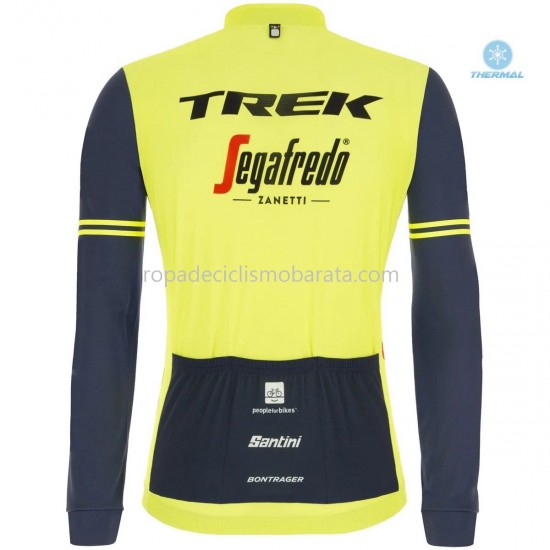 Invierno Maillot y Culotte Largos con Tirantes 2020 Trek Segafredo M002