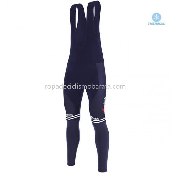 Invierno Maillot y Culotte Largos con Tirantes 2020 Trek Segafredo M002