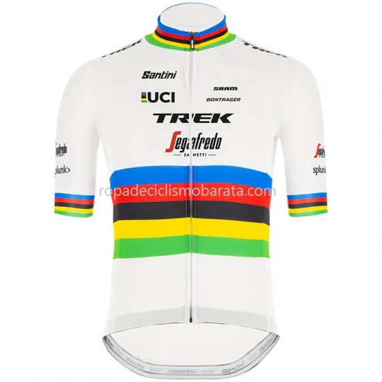 Maillot y Culotte con Tirantes 2020 Trek-Segafredo UCI World Champion M001