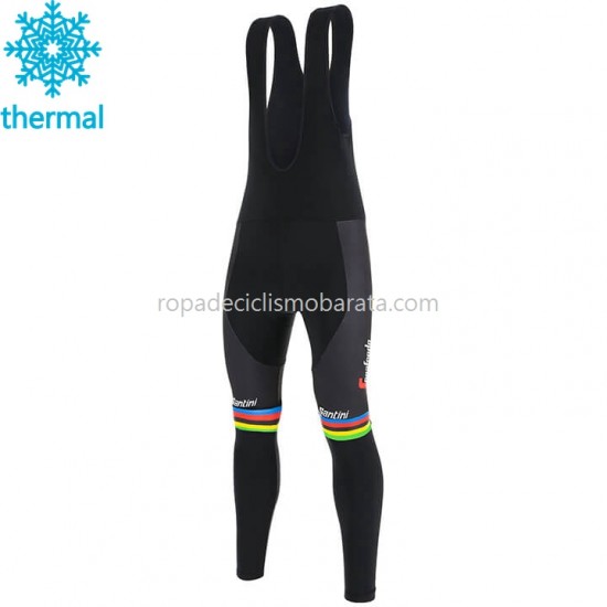 Invierno Culottes Largos con Tirantes 2020 Trek-Segafredo UCI World Champion M001