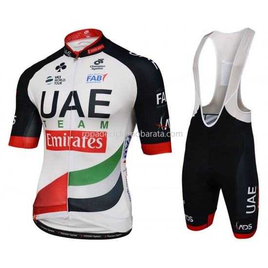 Maillot y Culotte con Tirantes 2018 Team UAE M001
