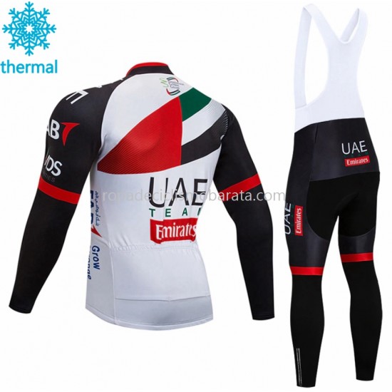 Invierno Maillot y Culotte Largos con Tirantes 2018 Team UAE M001