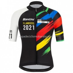 Maillot Manga Corta 2021 UCI World Champion M002