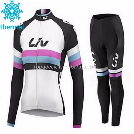 Invierno Maillot y Culotte Largos 2015 CCC Liv Mujeres M002