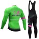 Maillot y Culotte Largos con Tirantes 2017 Astana Pro Team Mujeres M002