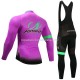 Maillot y Culotte Largos con Tirantes 2017 Astana Pro Team Mujeres M003