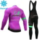 Invierno Maillot y Culotte Largos con Tirantes 2017 Astana Pro Team Mujeres M003