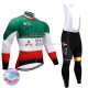 Invierno Maillot y Culotte Largos con Tirantes 2017 Astana Pro Team Mujeres M004