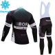 Invierno Maillot y Culotte Largos con Tirantes 2017 Bora-Hansgrohe Mujeres M001