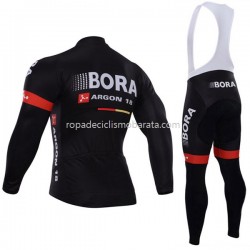 Maillot y Culotte Largos con Tirantes 2017 Bora-Hansgrohe Mujeres M003