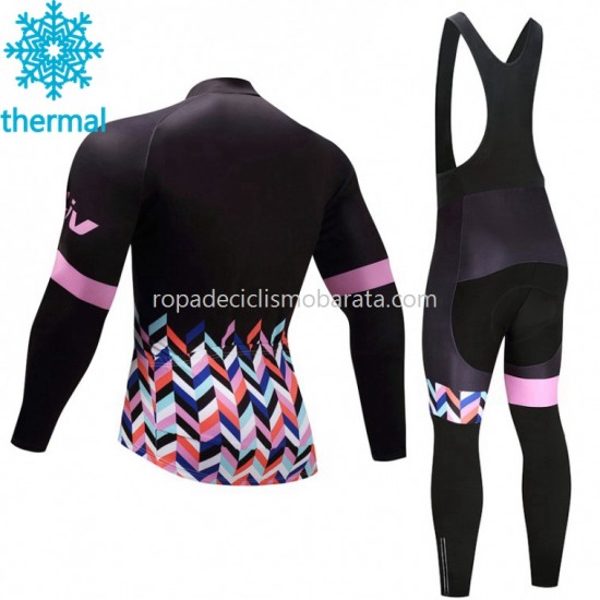 Invierno Maillot y Culotte Largos con Tirantes 2017 CCC Liv Mujeres M006