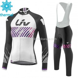 Invierno Maillot y Culotte Largos con Tirantes 2017 CCC Liv Mujeres M007