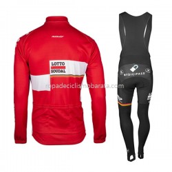 Maillot y Culotte Largos con Tirantes 2017 Lotto Soudal Mujeres M001