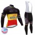 Invierno Maillot y Culotte Largos con Tirantes 2017 Quick-Step Floors Mujeres M002