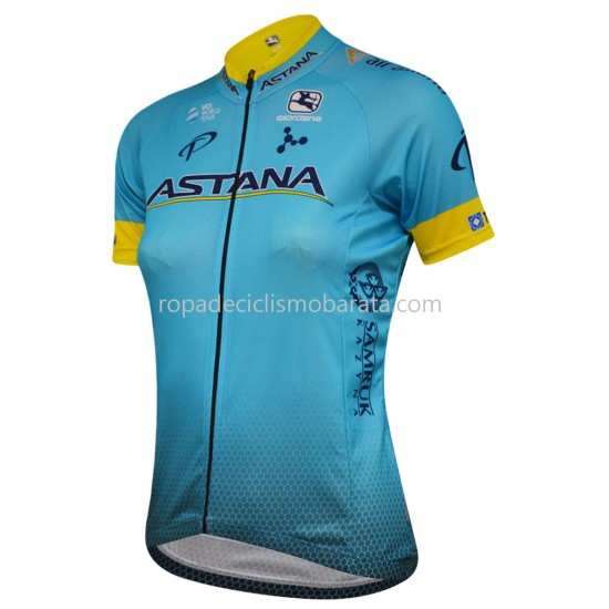 Maillot Manga Corta 2018 Astana Pro Team Mujeres M001