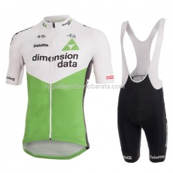 Maillot y Culotte con Tirantes 2018 Dimension Data Mujeres M001