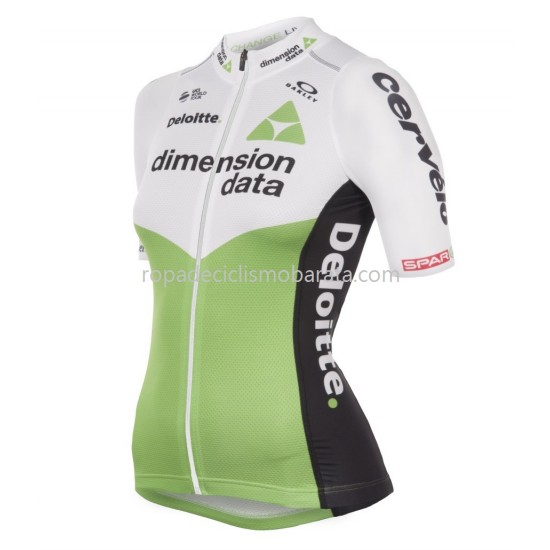 Maillot Manga Corta 2018 Dimension Data Mujeres M001