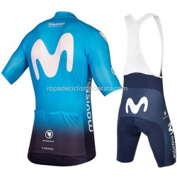 Maillot y Culotte con Tirantes 2018 Movistar Team Mujeres M001