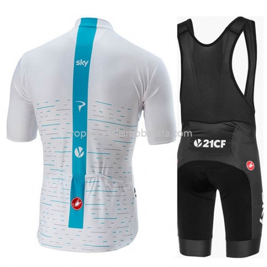 Maillot y Culotte con Tirantes 2018 Team Sky Mujeres M001