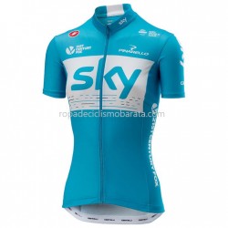 Maillot Manga Corta 2018 Team Sky Mujeres M002
