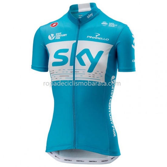 Maillot Manga Corta 2018 Team Sky Mujeres M002
