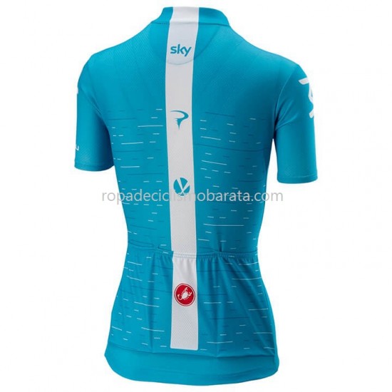 Maillot Manga Corta 2018 Team Sky Mujeres M002