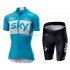 Maillot y Culotte Corto 2018 Team Sky Mujeres M002