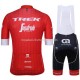 Maillot y Culotte con Tirantes 2018 Trek-Segafredo Mujeres M001
