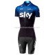Maillot y Culotte Corto 2019 Team Sky Mujeres M001