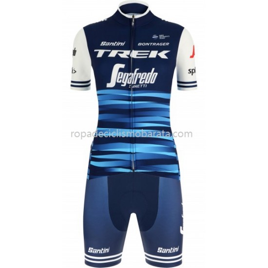 Maillot y Culotte Corto 2019Trek-Segafredo Mujeres M003