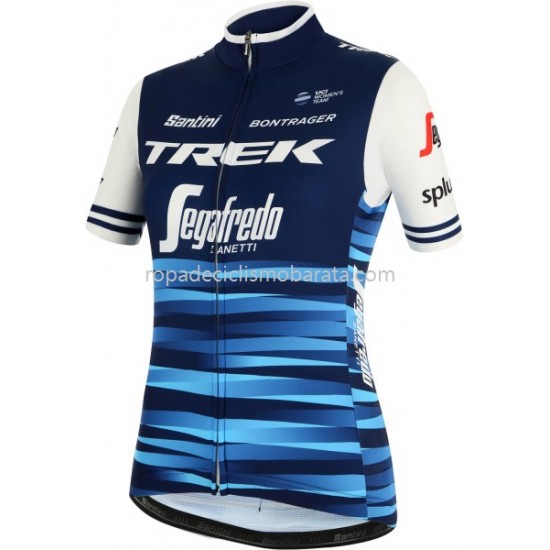 Maillot y Culotte Corto 2019Trek-Segafredo Mujeres M003