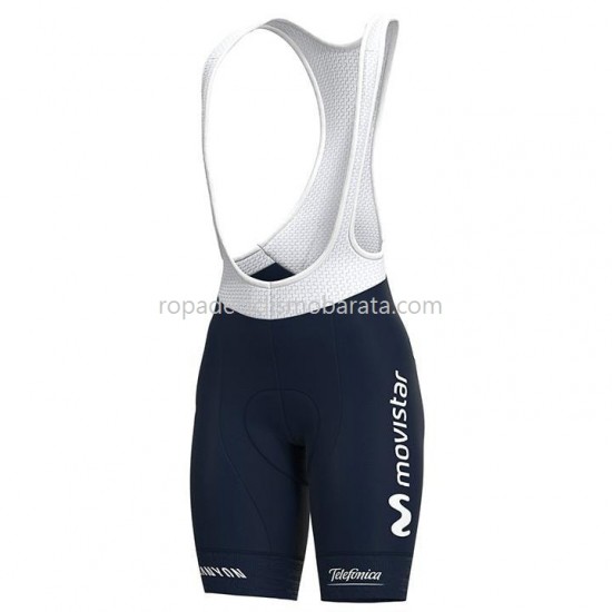 Maillot y Culotte con Tirantes 2021 Movistar Team Mujeres M001