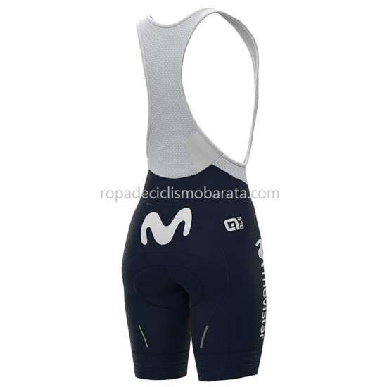 Maillot y Culotte con Tirantes 2021 Movistar Team Mujeres M001