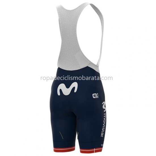 Maillot y Culotte con Tirantes 2021 Movistar Team Mujeres M002