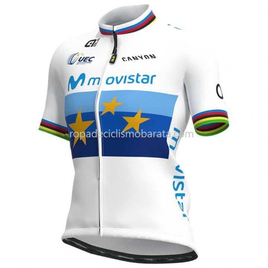 Maillot y Culotte con Tirantes 2021 Movistar Team Mujeres M003